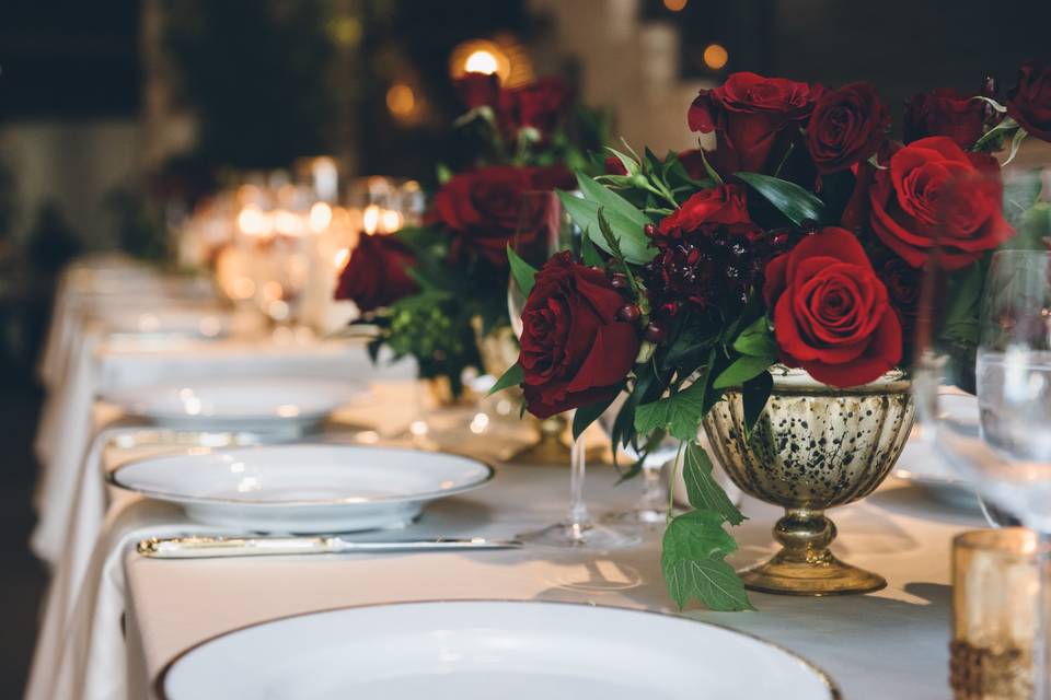 Floral centerpieces