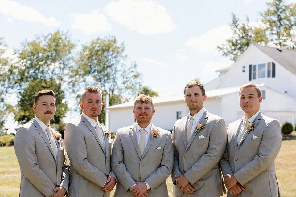 Our Tux Rental & Boutonnieres