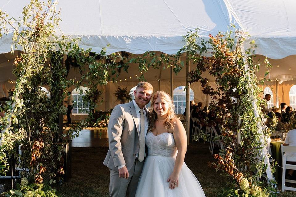 Reception Floral Entrance