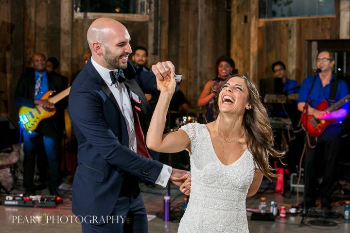 First dance as newlyweds