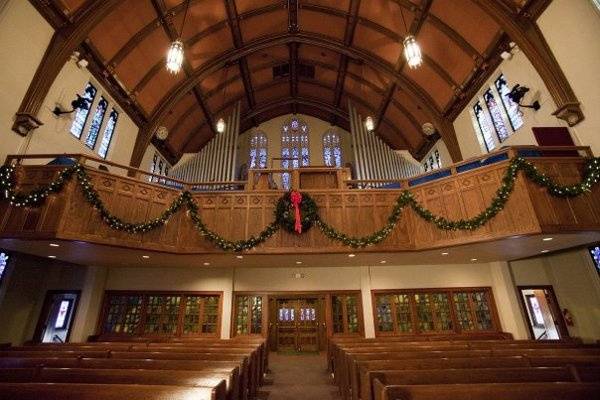 Wedding ceremony area