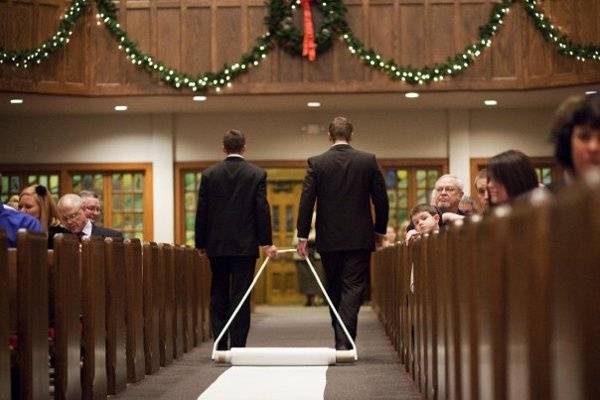 Wedding ceremony area