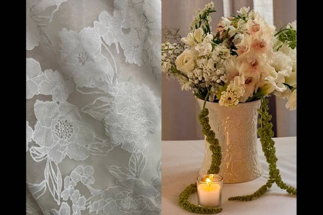 Lace vase