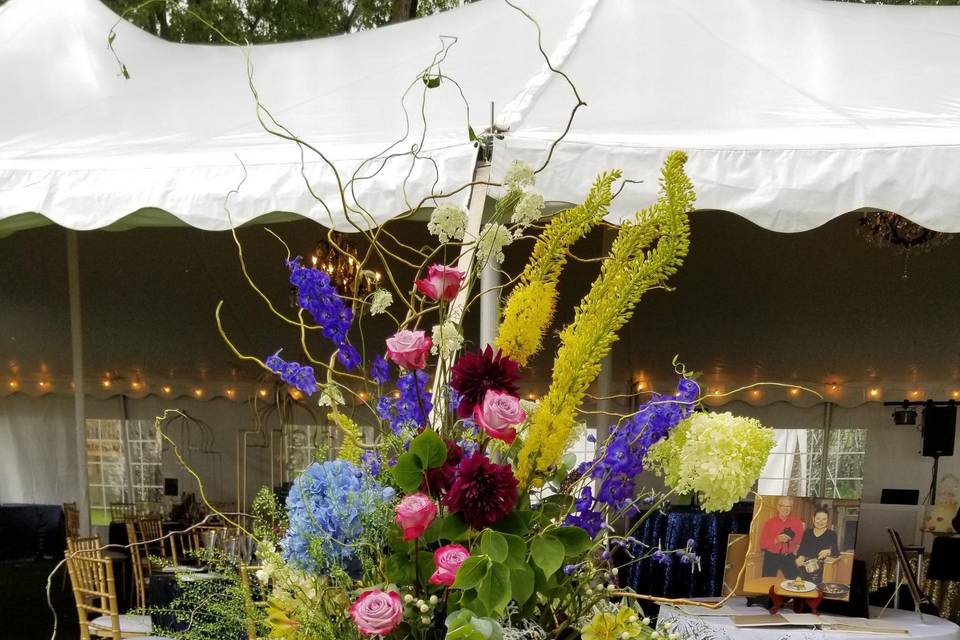 Formal Bouquet in blue