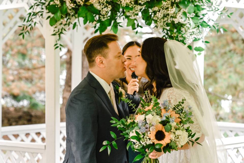 You may kiss the bride
