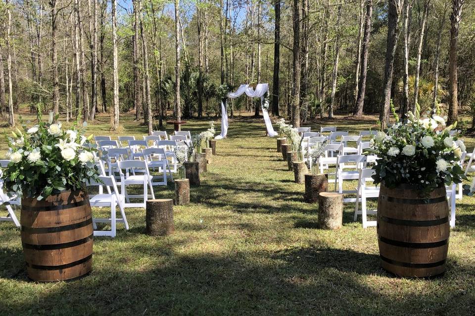 Outdoor ceremony