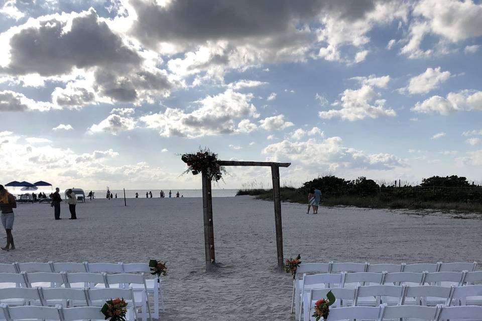 Ceremony on the beach