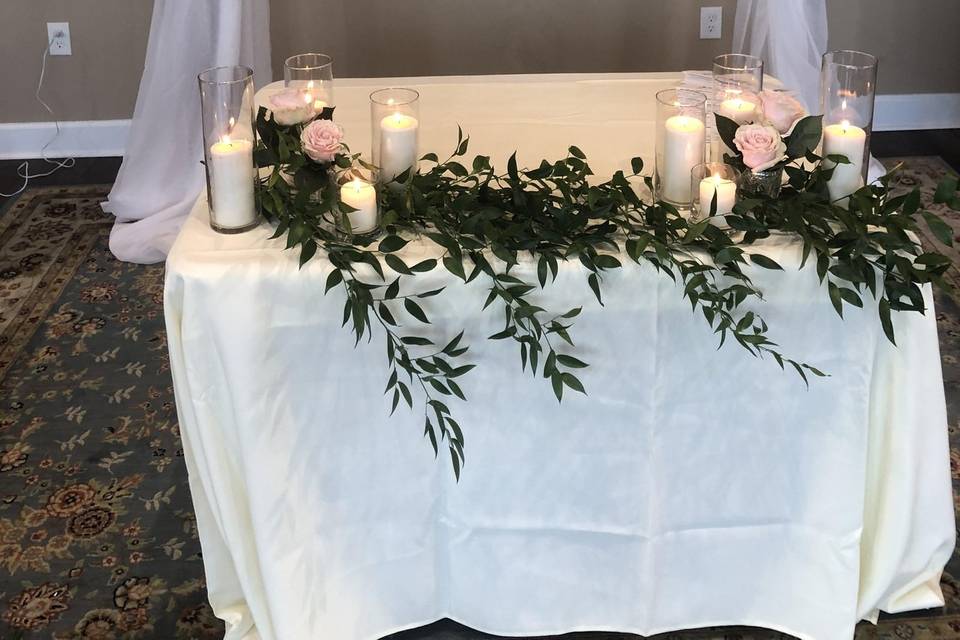 Sweetheart table