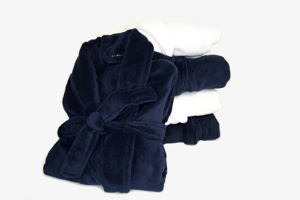 Navy blue robe