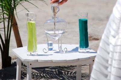 This Sand Ritual begins with sand from beneath their feet.