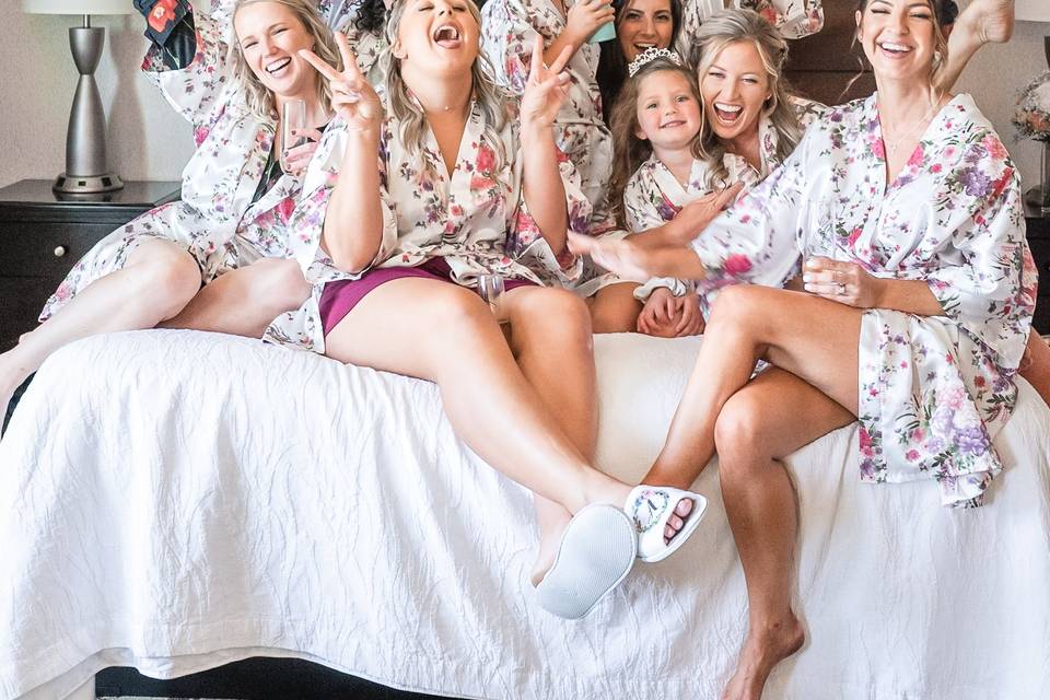 Bridesmaids want to have fun