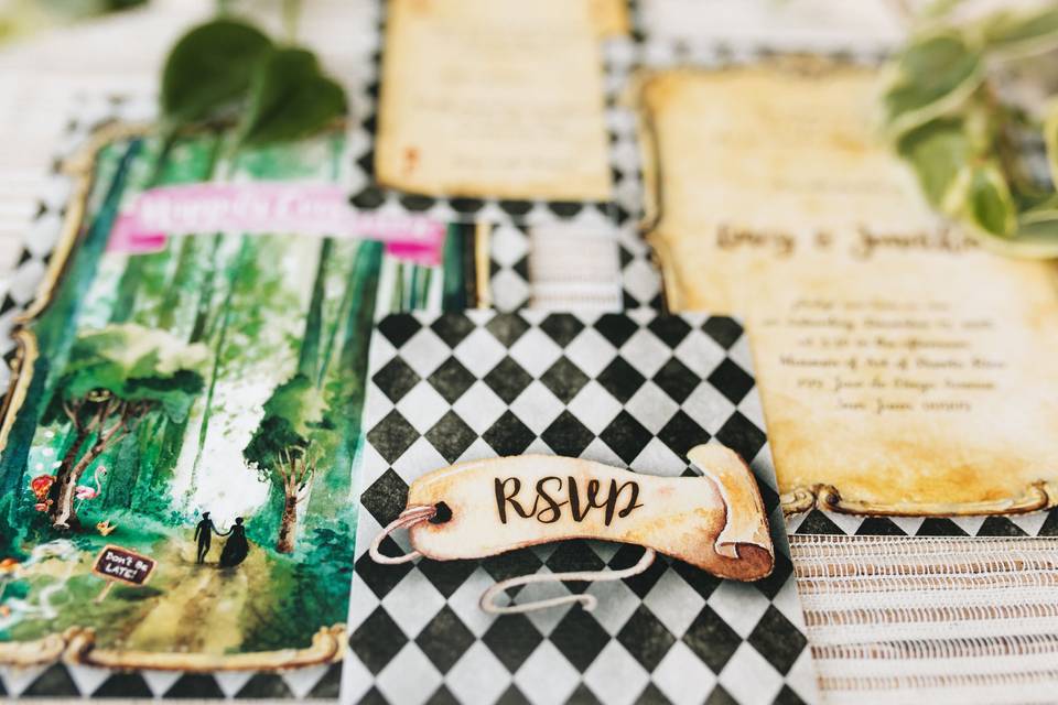 Alice in Wonderland Stationery