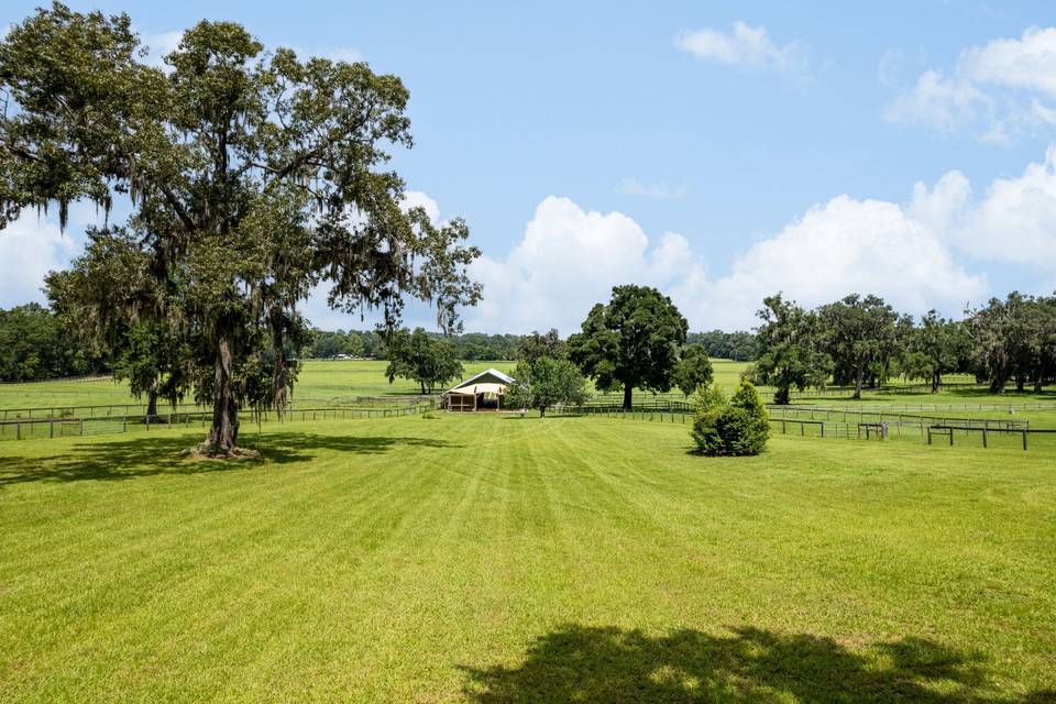 View of the barn