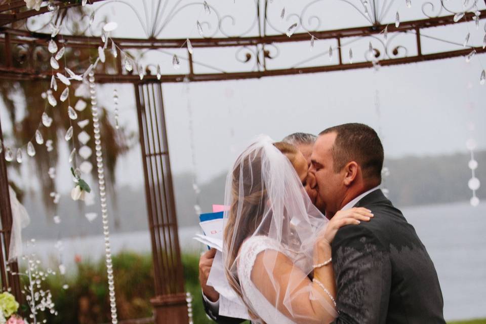 Wedding kiss