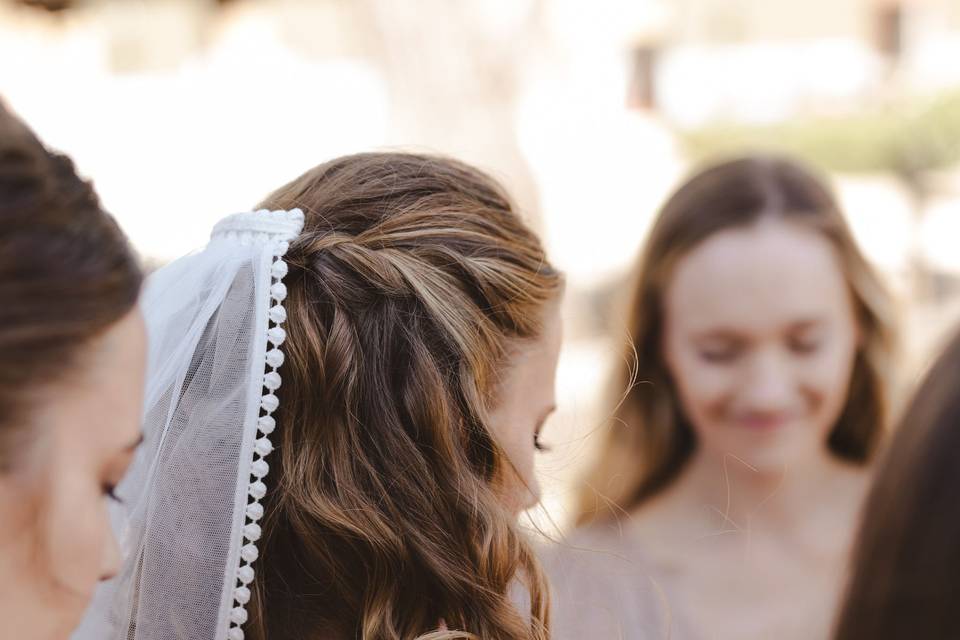 Intimate Moment with the Bride