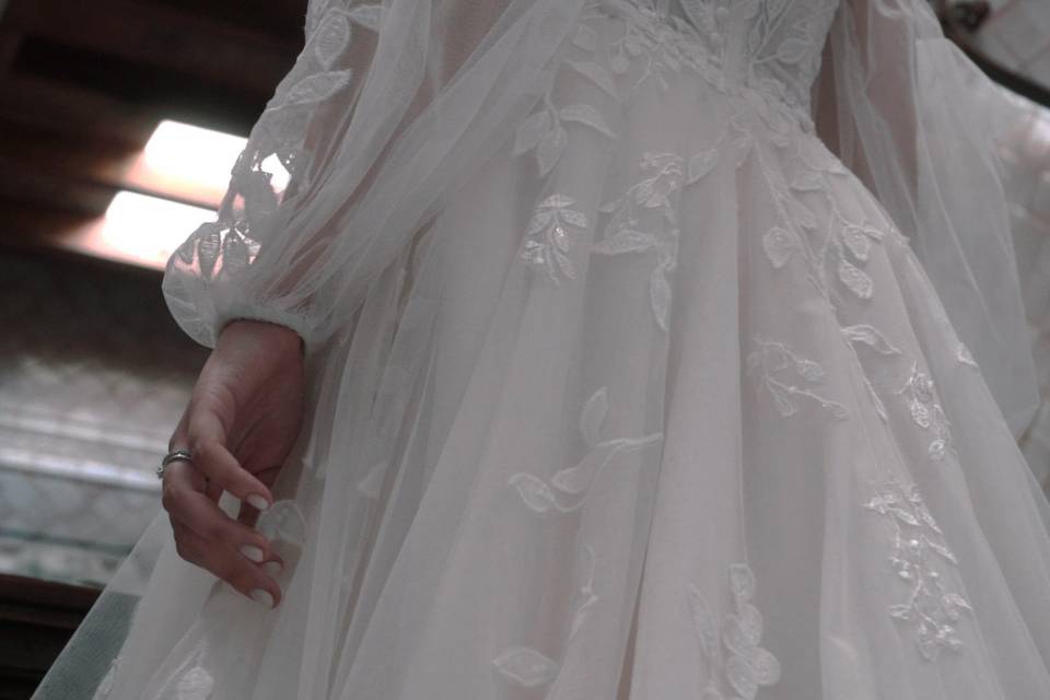 Wedding dress details