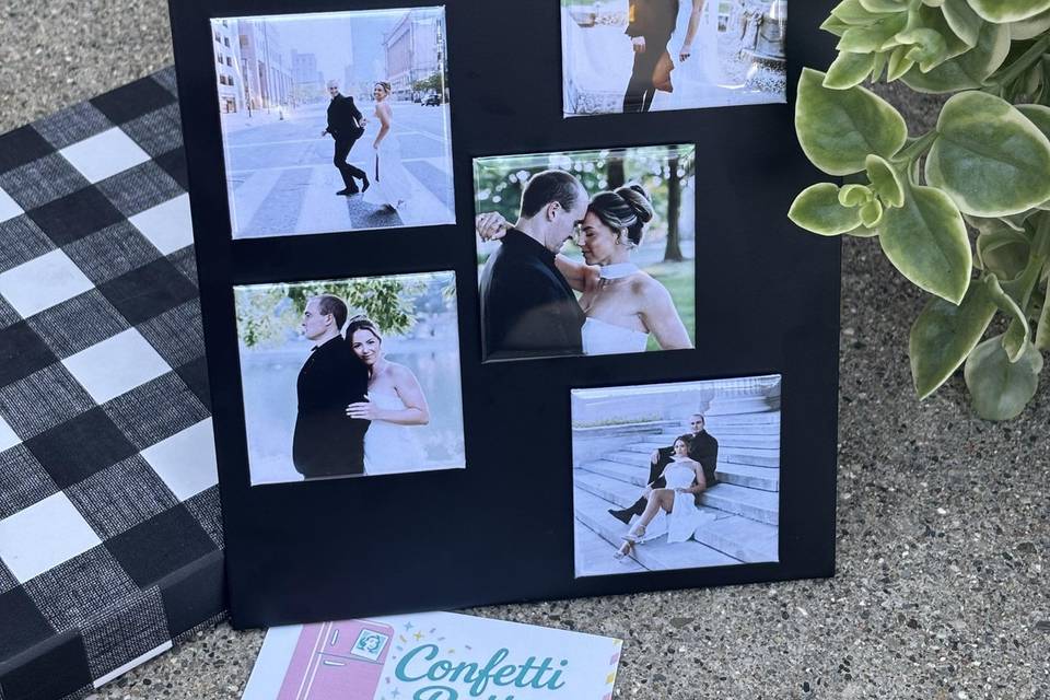 Custom wedding display options
