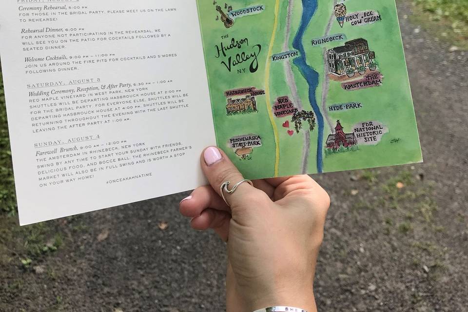 Hudson Valley Itinerary + Map