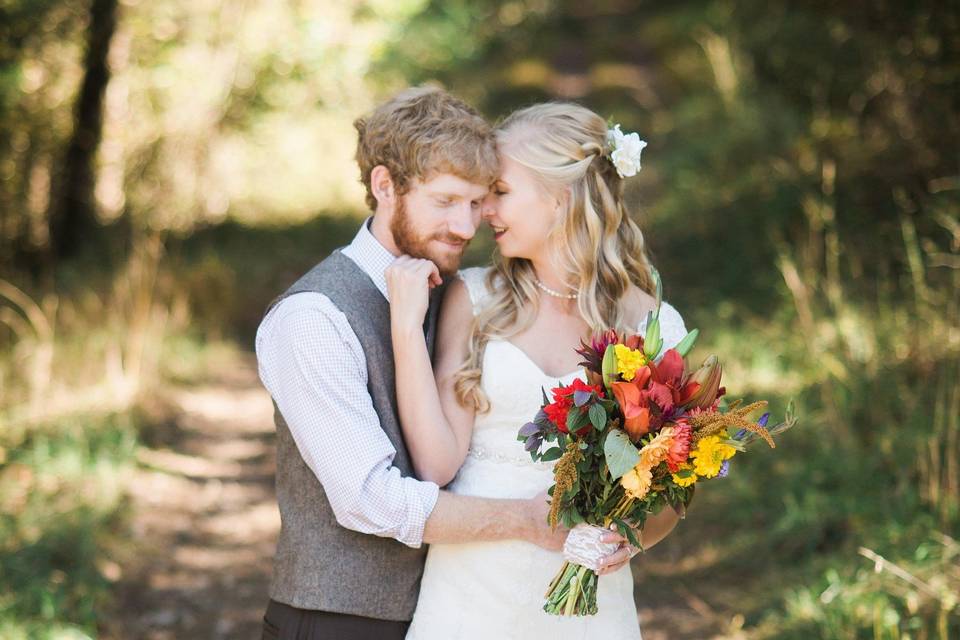 Creative couple portrait