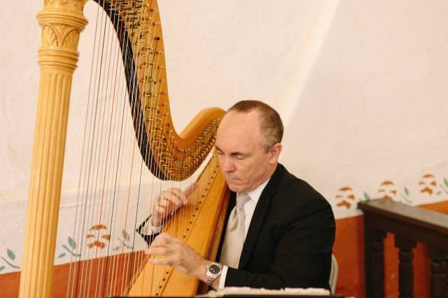 Harpist Brian Noel