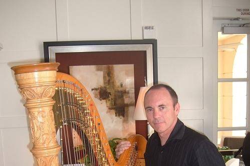 Harpist Brian Noel