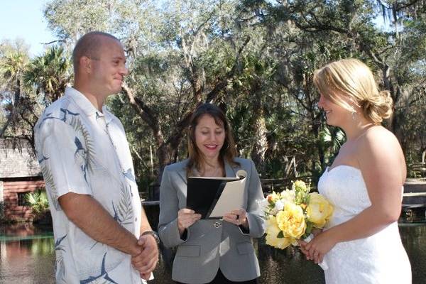 Marriage Ceremony at Juniper Springs