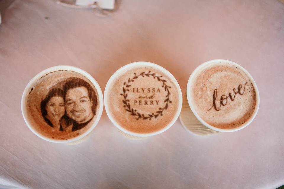 Custom Print Edible Latte Art