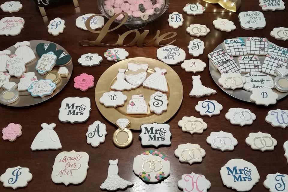 Baked wedding giveaways