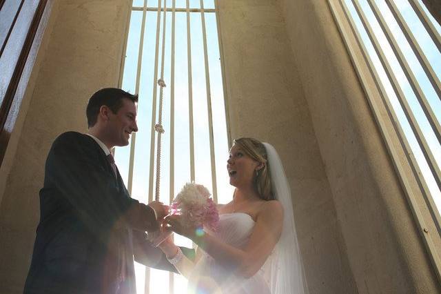 Couple at the chapel