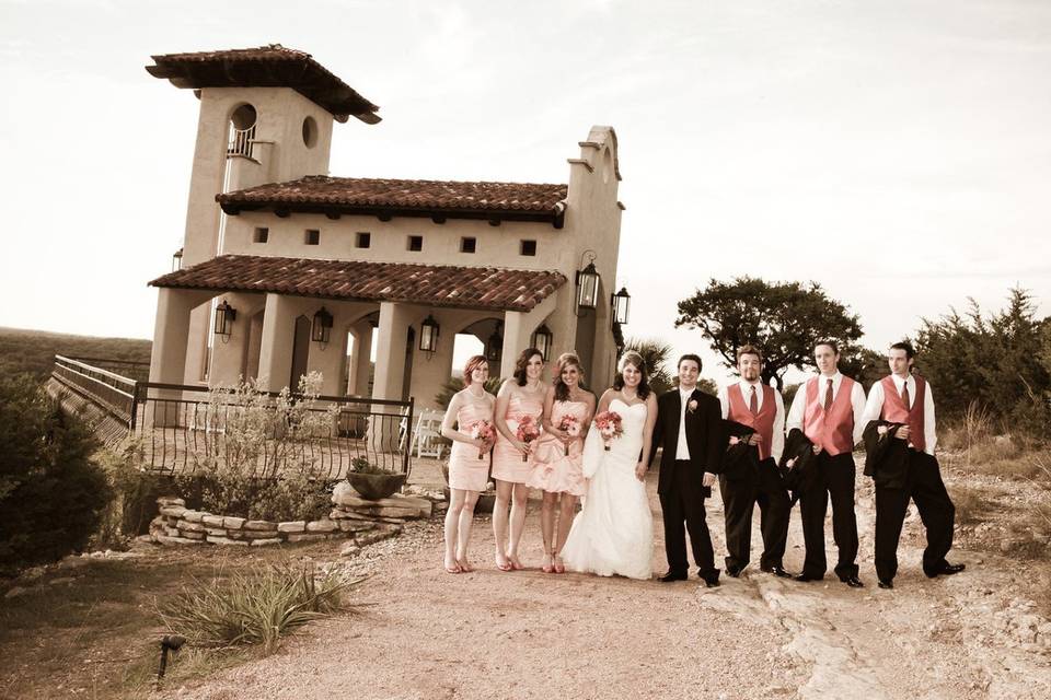 Couple at the chapel