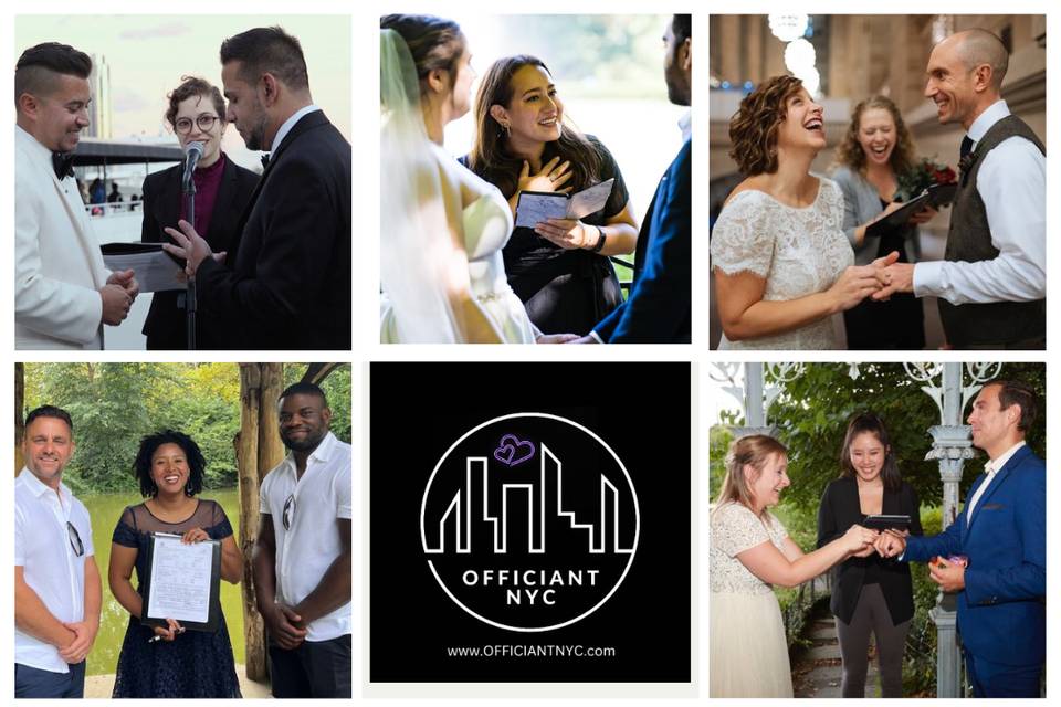 Officiant NYC collage