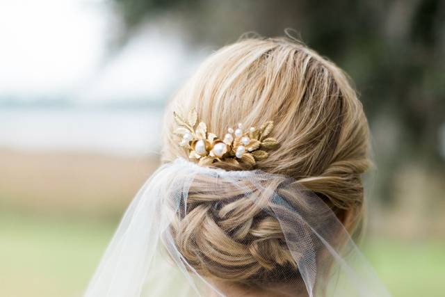 Hair with veil