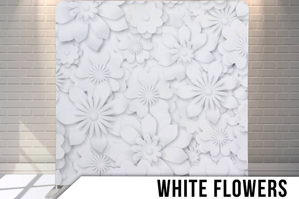 White Paper flowers