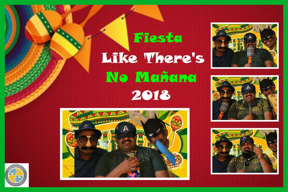 4-shot fiesta photo booth