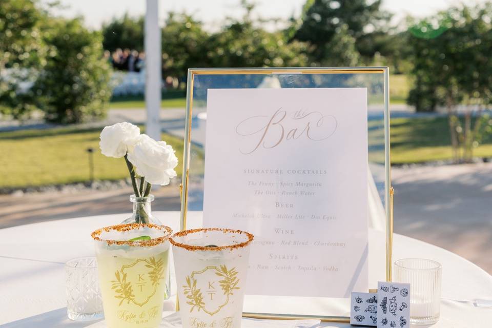 Bar Menu