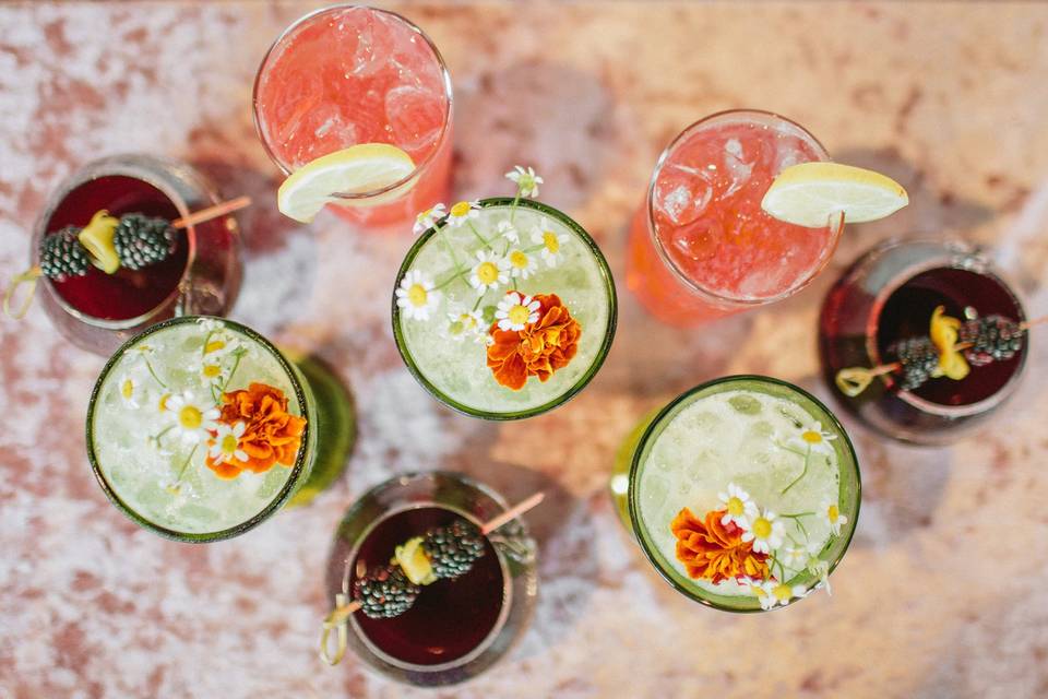 70's Theme Cocktails