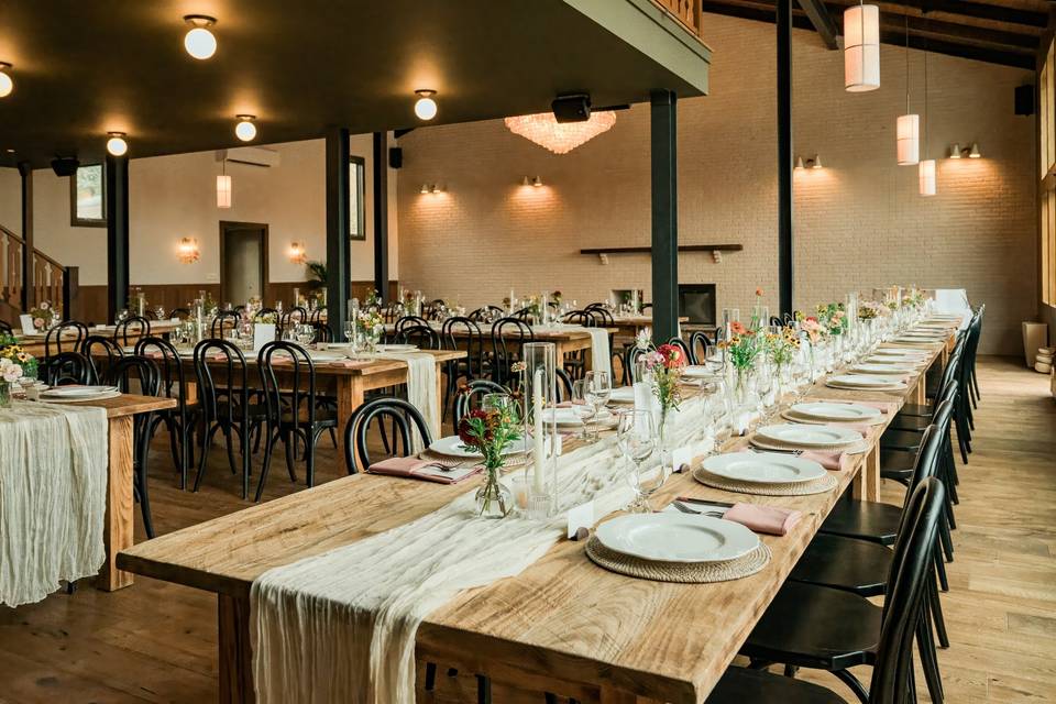 The Lodge reception space