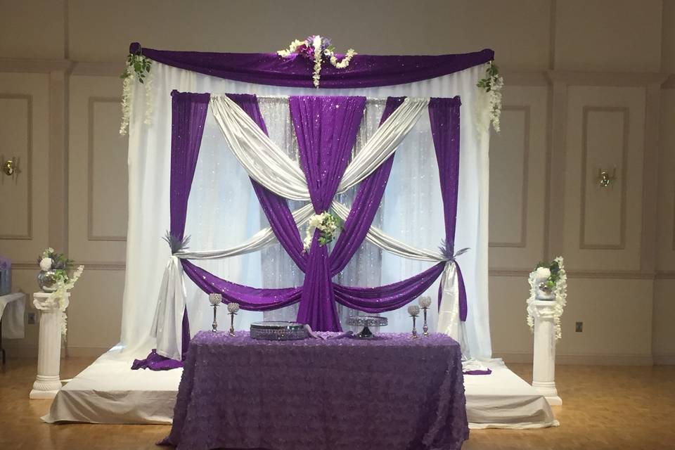 Purple/silver theme