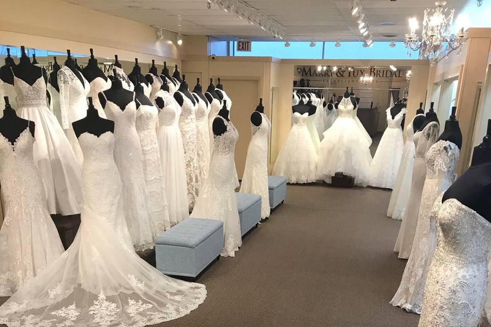 Our bridal showroom!
