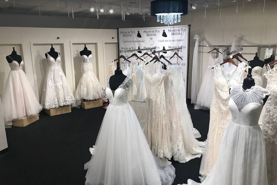 Our bridal showroom!