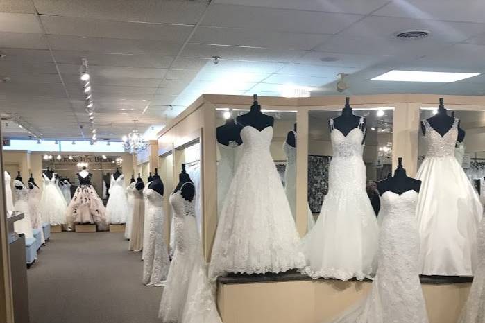 Our Bridal showroom