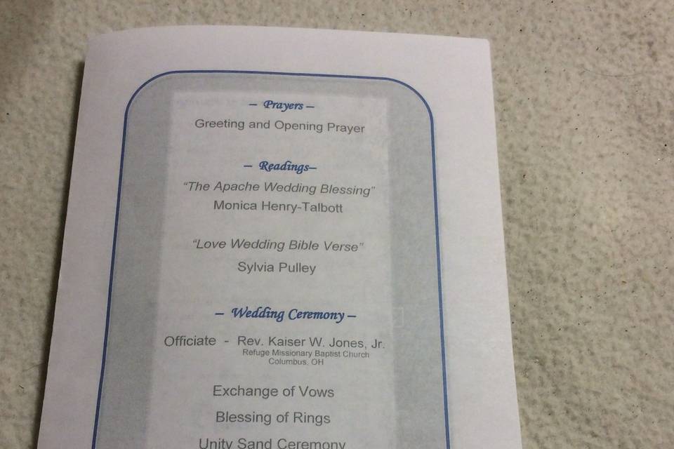 Barb's Event/Wedding Planner