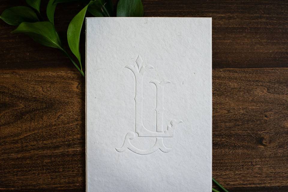 Embossed Monogram