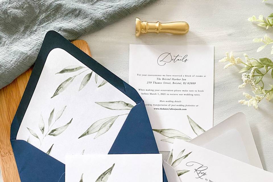 Wedding Invitation Suite, RI