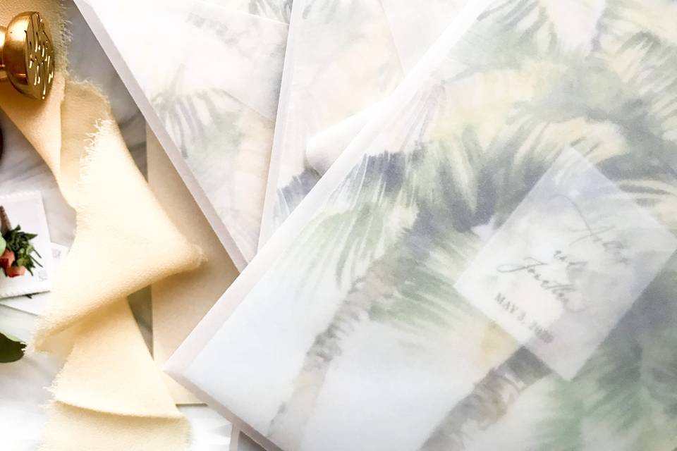 Custom Wedding Invitation, RI