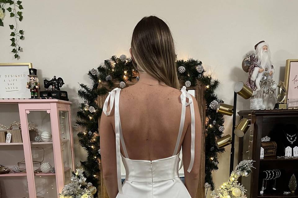 Custom bridal shower dress