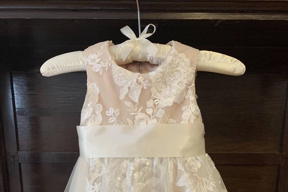 Custom flower girl dress