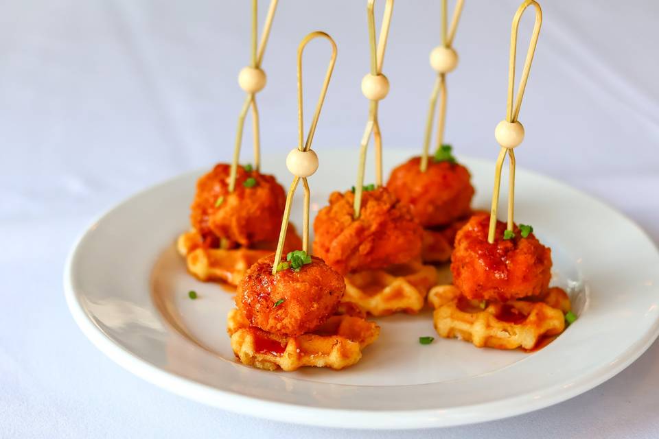 Chicken & Waffle Bites
