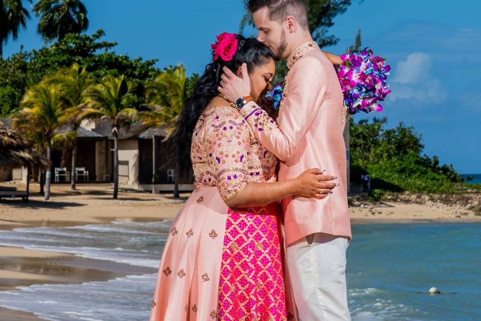 Destify Couple at their beach