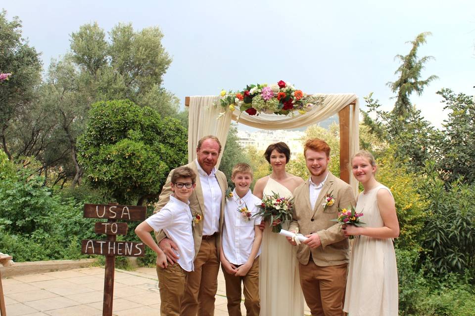 Wedding under the Acropolis